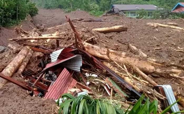 Salah satu daerah terparah dihantam galodo di Sumbar